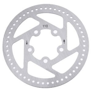 Electric scooter Xiaomi brake disc 110mm 5-bolt, for Xiaomi M365, Xiaomi Mi 1S and other electric scooters with 110mm disc.