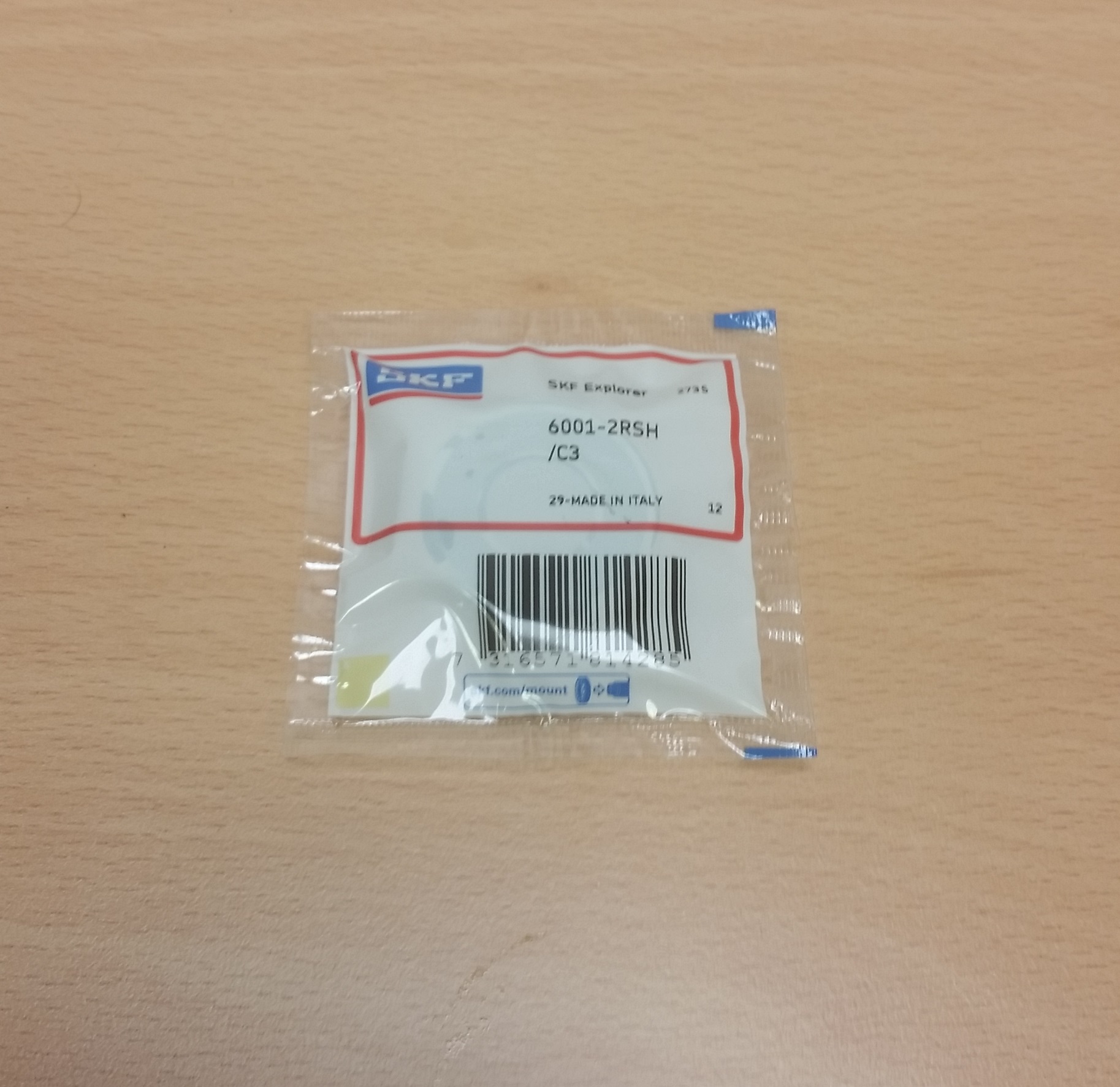 Подшипник SKF 6001-2RSH/C3 Ninebot Max Xiaomi — изображение 2