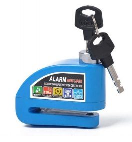 Levyjarrun lukko hälyttimellä/signaalilla vedenpitävä