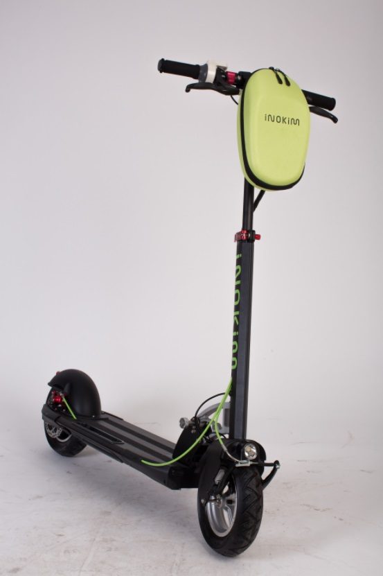 Sähköskootterin laukku ohjaustankoon Inokim vihreä - Image 4