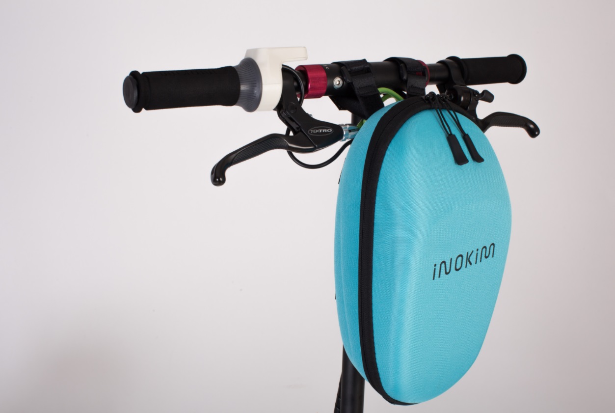 Sähköskootterin laukku ohjaustankoon Inokim sininen - Image 2