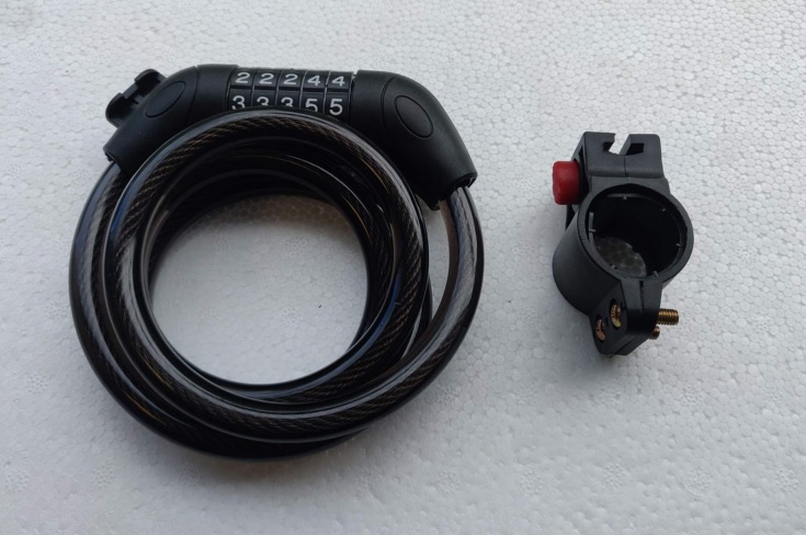 koodlukk elektritõukerattale 5-kohaline 2