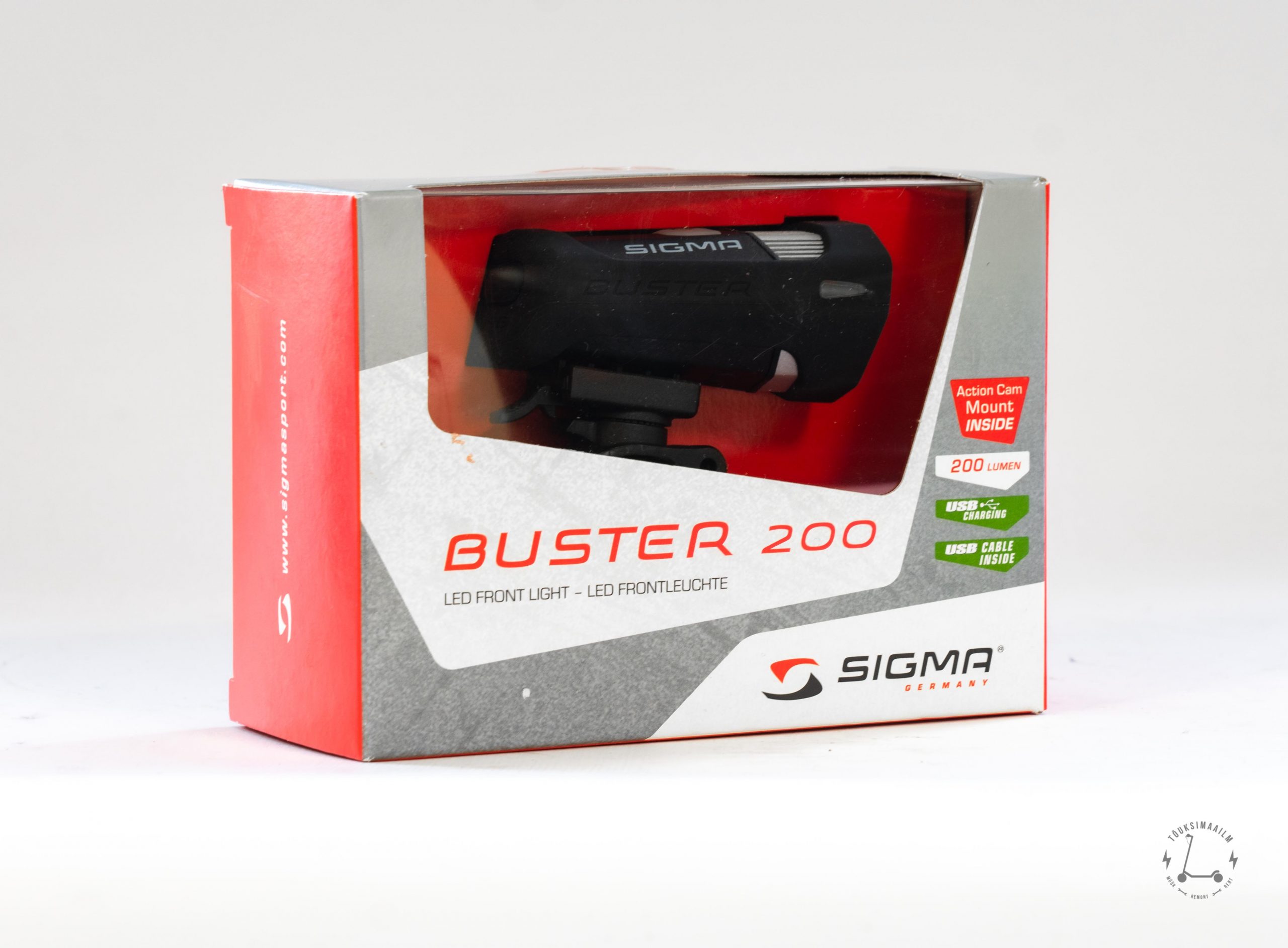 Sähköskootterin ajovalo Sigma Buster 200 (EOL) - Image 4