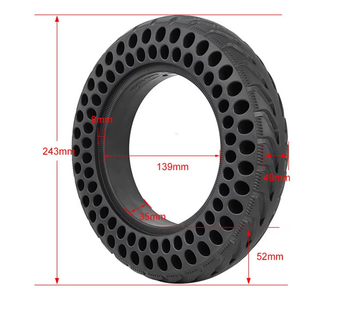 Joyride kärgrehv - purunemiskindel rehv 10x2"