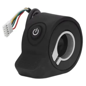 Throttle pedal with power button