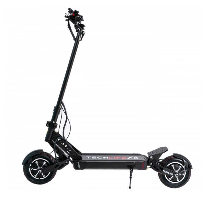 Techlife sähköpotkulauta nopea sähköpotkulauta, voimakas sähköskooteri erittäin kestävä sähköpotkulauta.