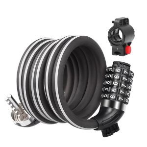 Koodilukko heijastimella sähköskootterille