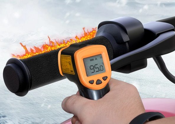 Anchtek käepidemete kütteseade soojendus USB laadimisega elektritõukeratas 3