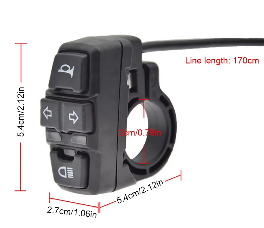 Funktsioonide lüliti paneel 36V