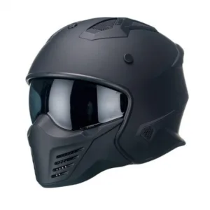 Kinnine kiiver visiiriga VITO BRUZANO elektritõukerattale elektrirollerile elektrimootorrattale eemaldatava lõuaosaga el