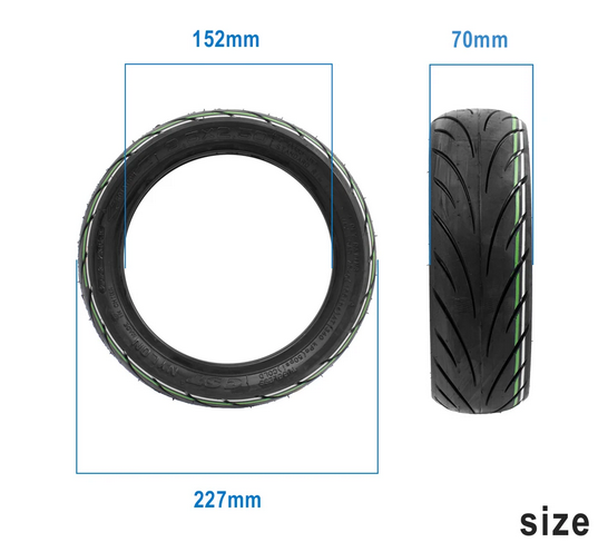 Niu Kqi3 tubeless rehv 9.5x2.50"