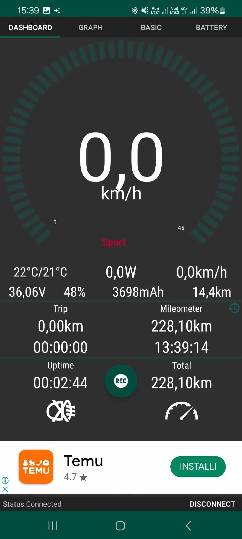 kasutatud elektritõukeratas xiaomi mi 1s electric scooter 3