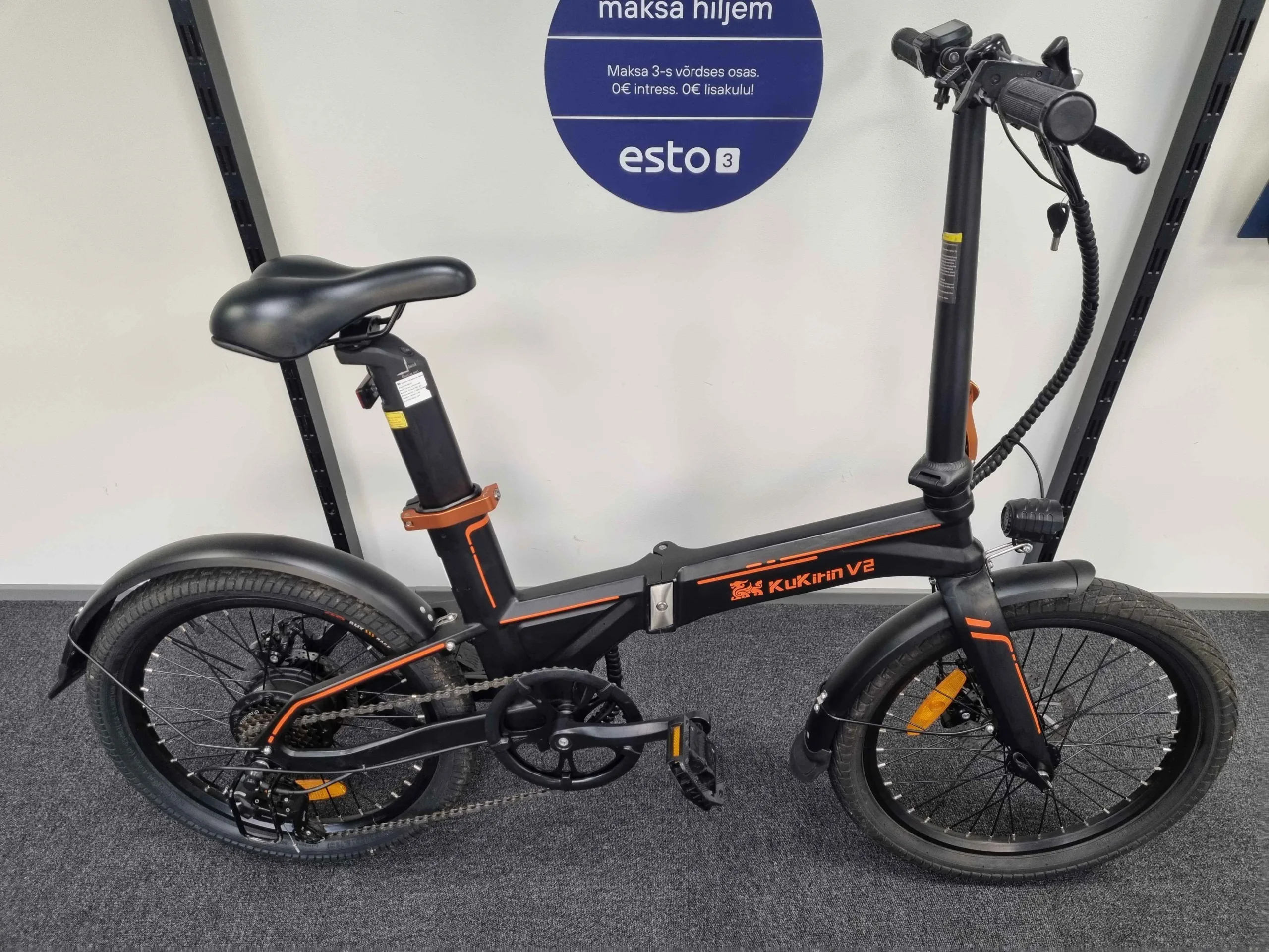 kasutatud Kugoo V2 elektrijalgratas maastikusõiduk heas seisukorras elektrijalgratas 3