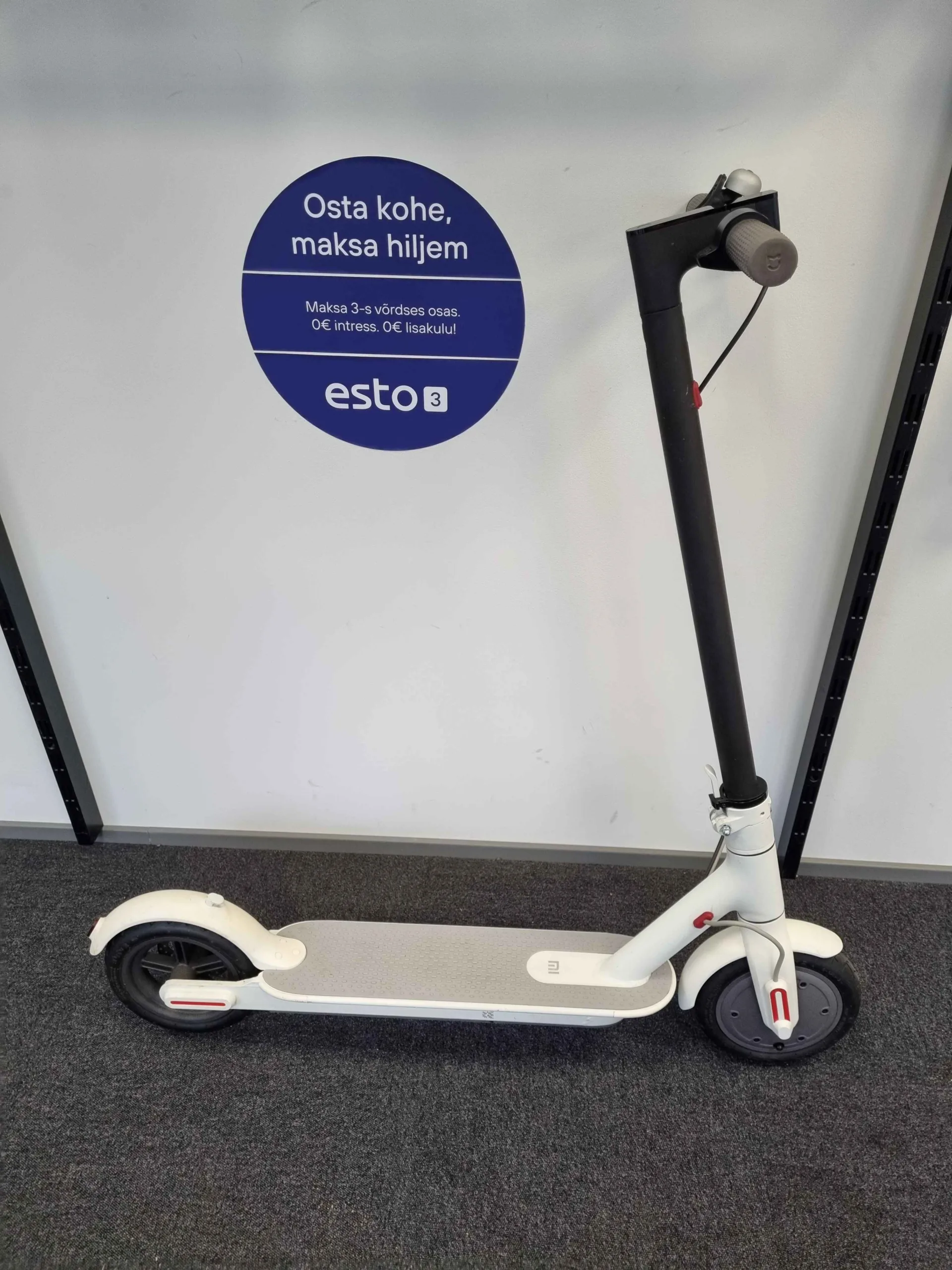 kasutatud Xiaomi mi m365 valge elektritõukeratas heas seisukorras elektritõuks 3