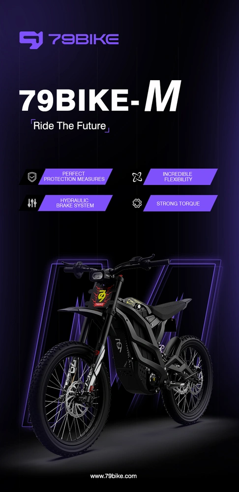 Stiilne ja võimas 79Bike Falcon Pro elektrimootorratas maastikusõiduk elektriline mootorratas 28