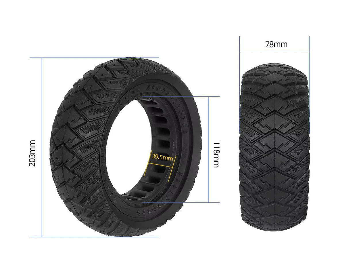 Elektritõukeratta maastiku täisrehv 8.5x3