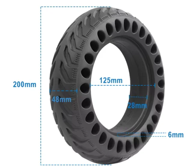 Kugoo S1 Pro kärgrehv 200x50